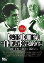 Placido Domingo with Mstislav Rostropovich