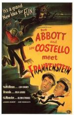Постер Эбботт и Костелло встречают Франкенштейна: 489x755 / 90 Кб