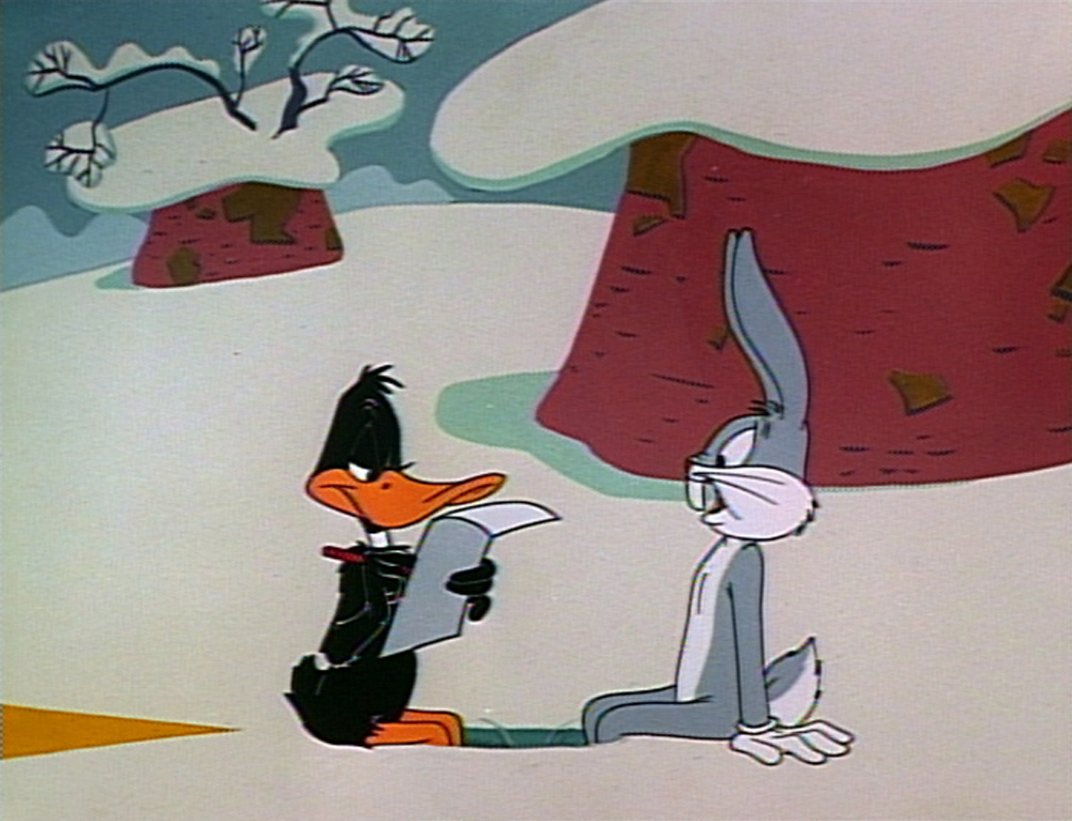 Фото - Утка! Кролик, Утка!: 1072x821 / 118 Кб