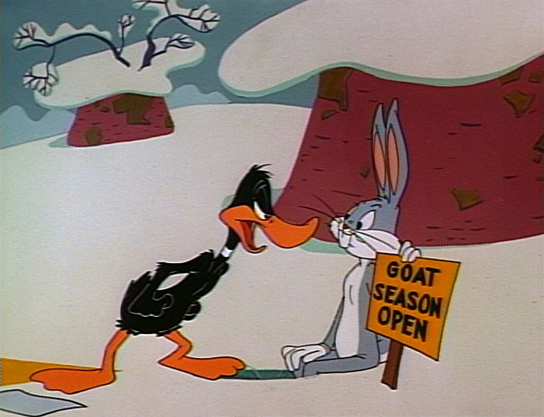 Фото - Утка! Кролик, Утка!: 1074x823 / 121 Кб