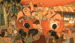 Фото - Трио из Бельвилля: 284x166 / 21 Кб