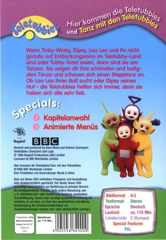 Фото - Телепузики: Танцуйте с телепузиками: 330x475 / 48 Кб