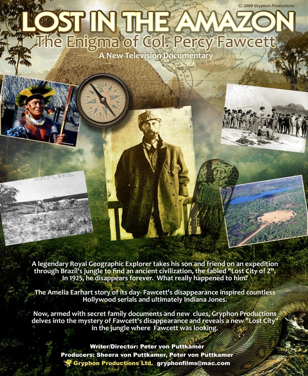 Фото - Lost in the Amazon: Col. Percy Fawcett: 1047x1280 / 415 Кб