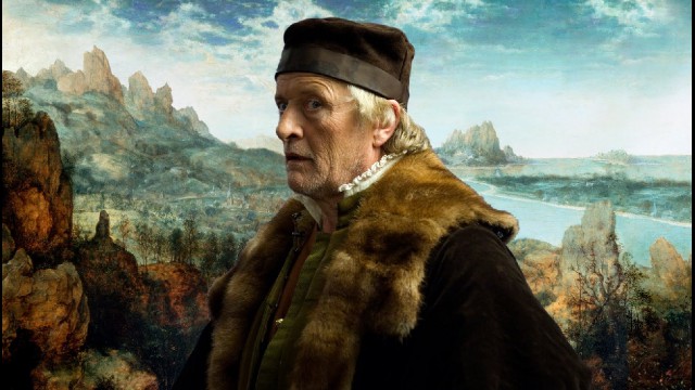 Фото - Мельница и крест: 640x360 / 68.63 Кб