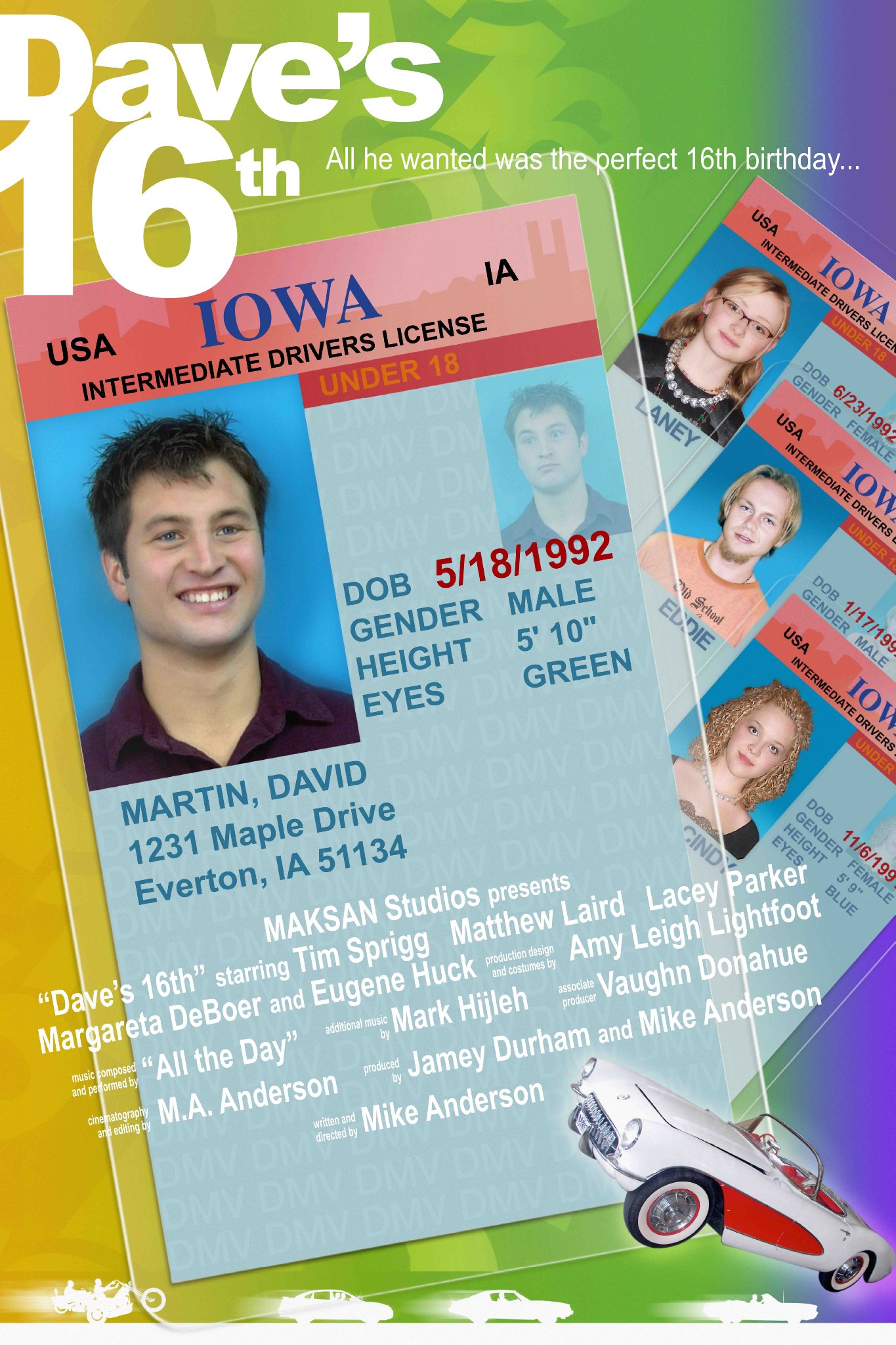 Фото - Dave's 16th: 1365x2048 / 446 Кб