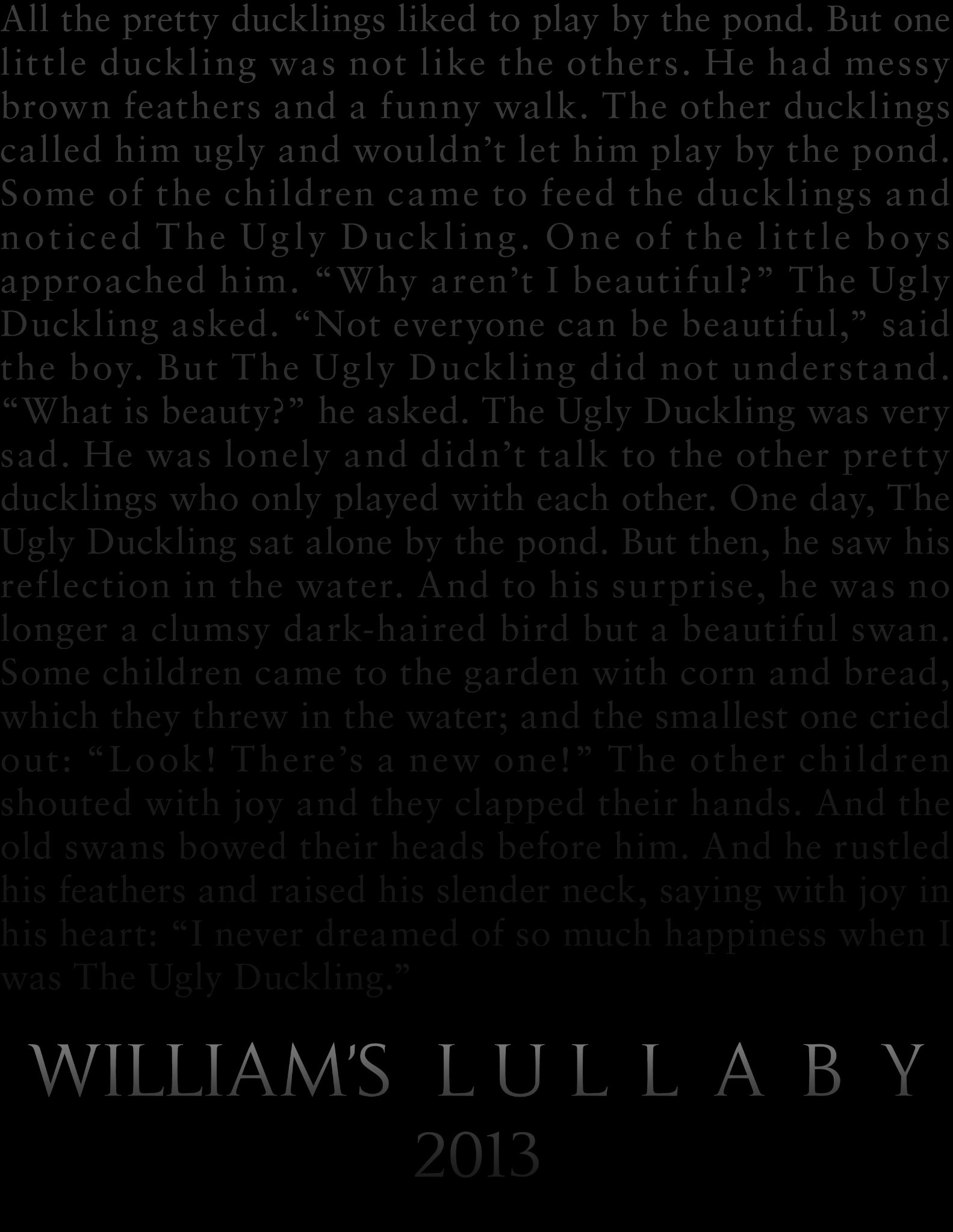 Фото - William's Lullaby: 1583x2048 / 243 Кб