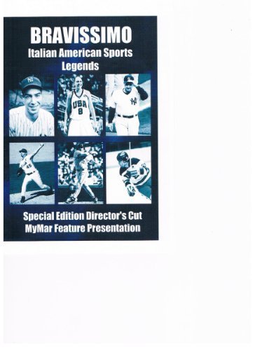 Фото - Bravissimo: Italian American Sports Legends: 364x500 / 30 Кб