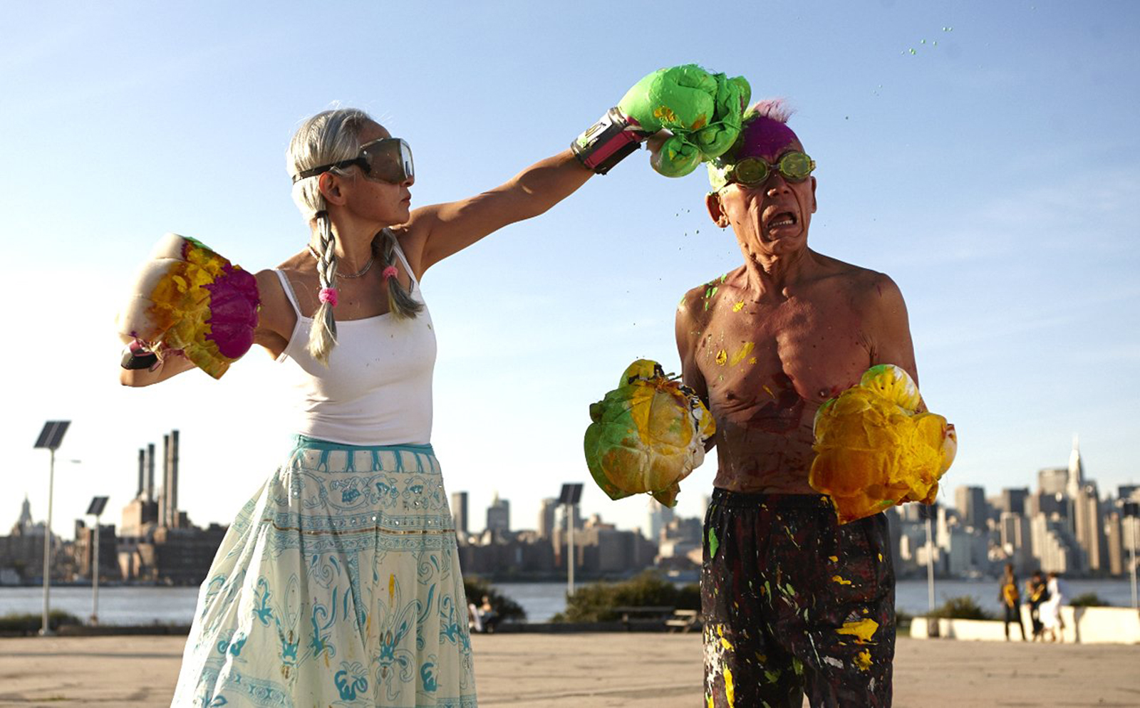 Фото - Милашка и боксер: 1600x994 / 743.85 Кб