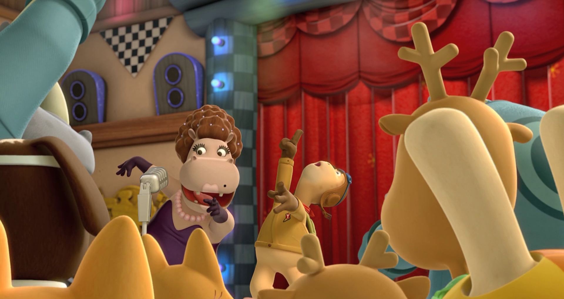 Фото - Пингвиненок Пороро: Большие гонки: 1920x1020 / 877.46 Кб