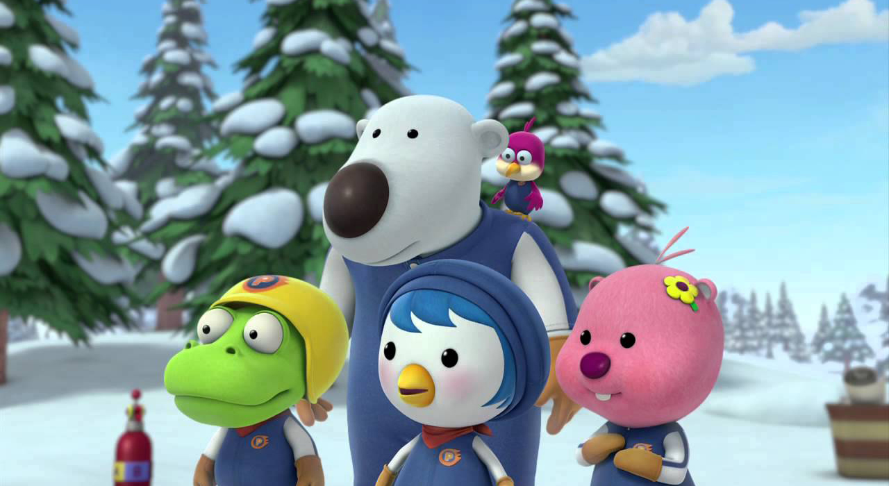 Фото - Пингвиненок Пороро: Большие гонки: 1280x700 / 445.67 Кб