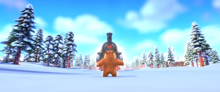 Фото - Медведи Буни: Таинственная зима: 850x356 / 79.57 Кб