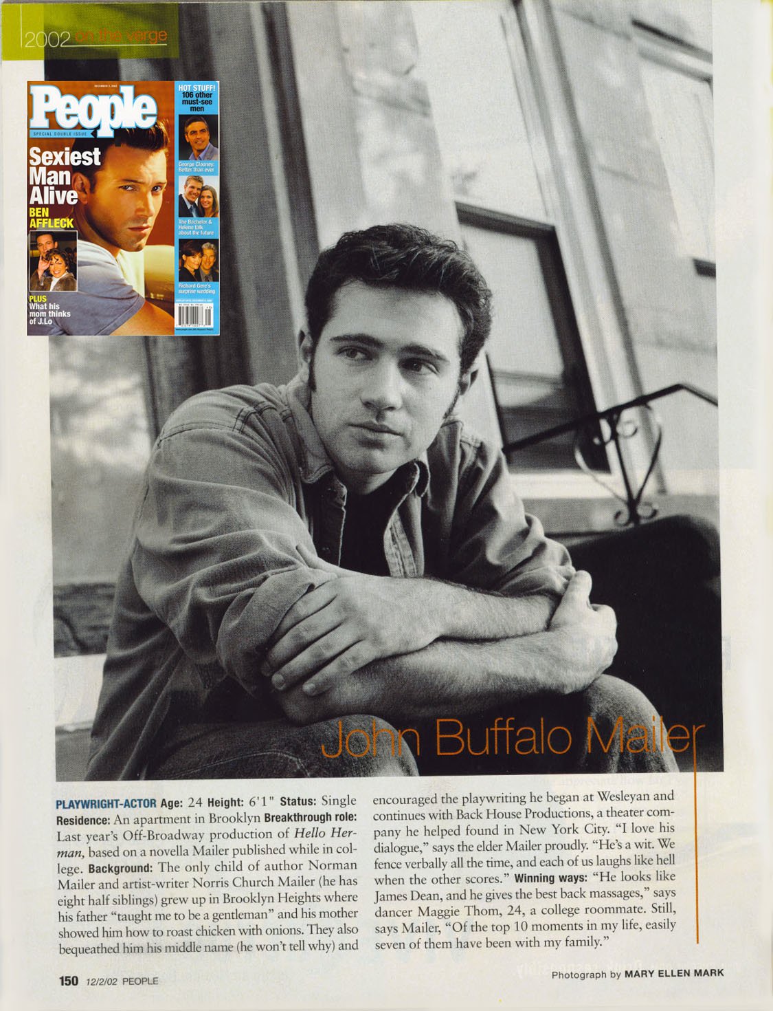 Фото - Джон Баффало Мэйлер: 1125x1470 / 310 Кб