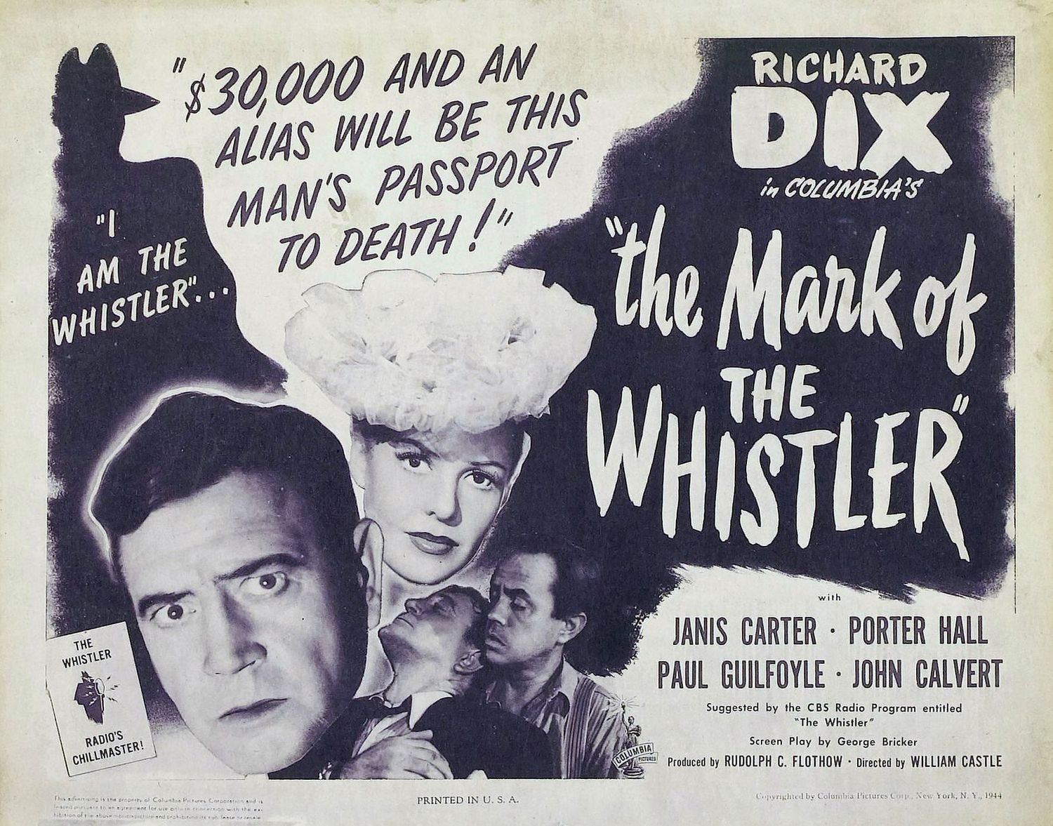 Постер - The Mark of the Whistler: 1500x1177 / 344 Кб