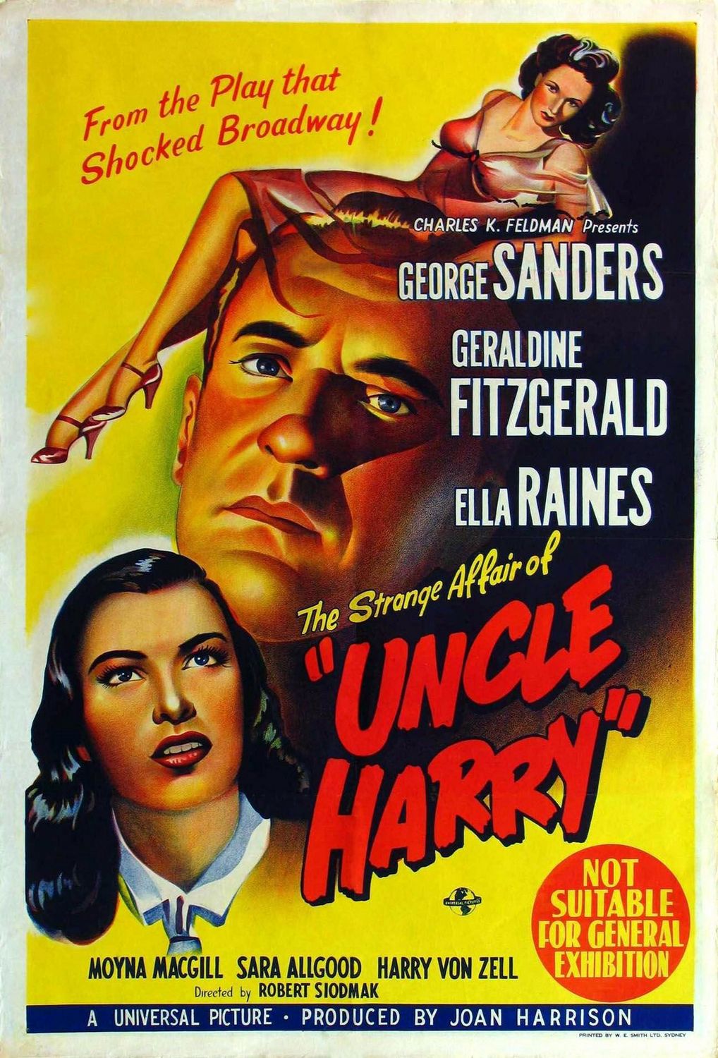 Постер - The Strange Affair of Uncle Harry: 1018x1500 / 277 Кб