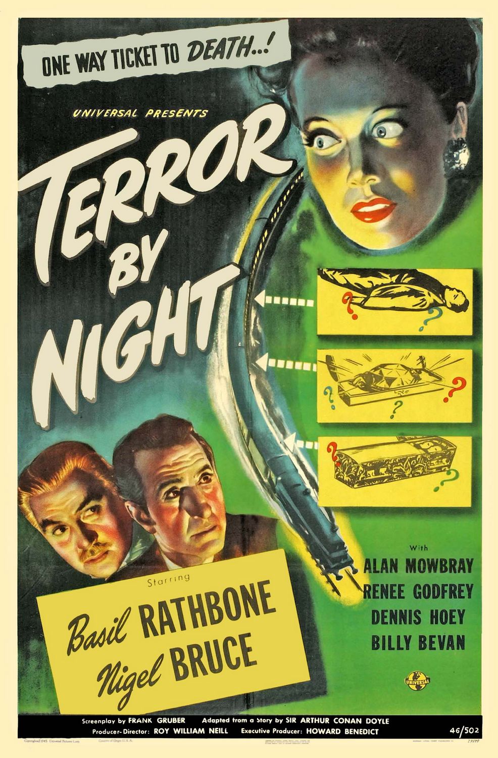 Постер - Шерлок Холмс: Ночной террор: 986x1500 / 294 Кб