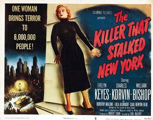 Постер - The Killer That Stalked New York: 535x422 / 62 Кб