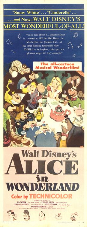 Постер - Алиса в стране чудес: 290x755 / 64 Кб