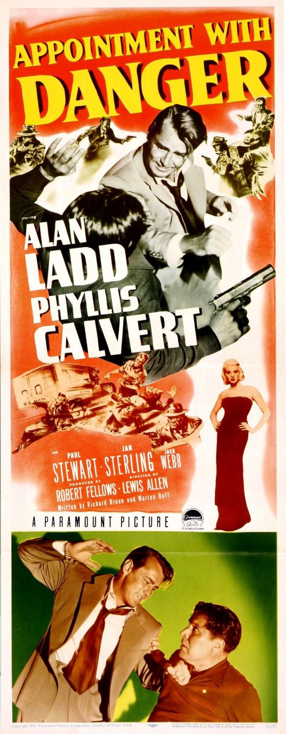 Постер - Appointment with Danger: 584x1500 / 193 Кб