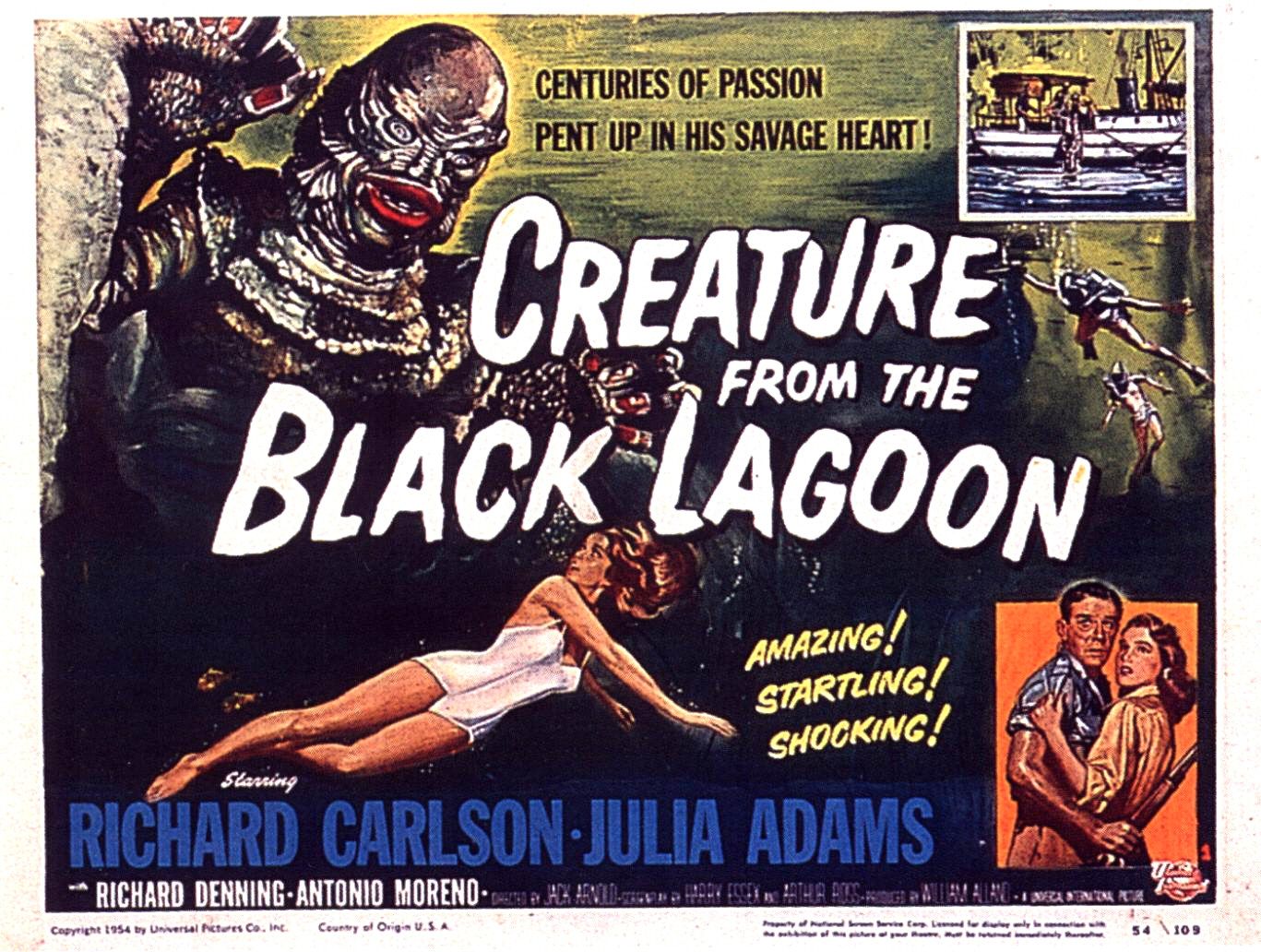 Постер - Создание из Черной лагуны: 1367x1032 / 301 Кб