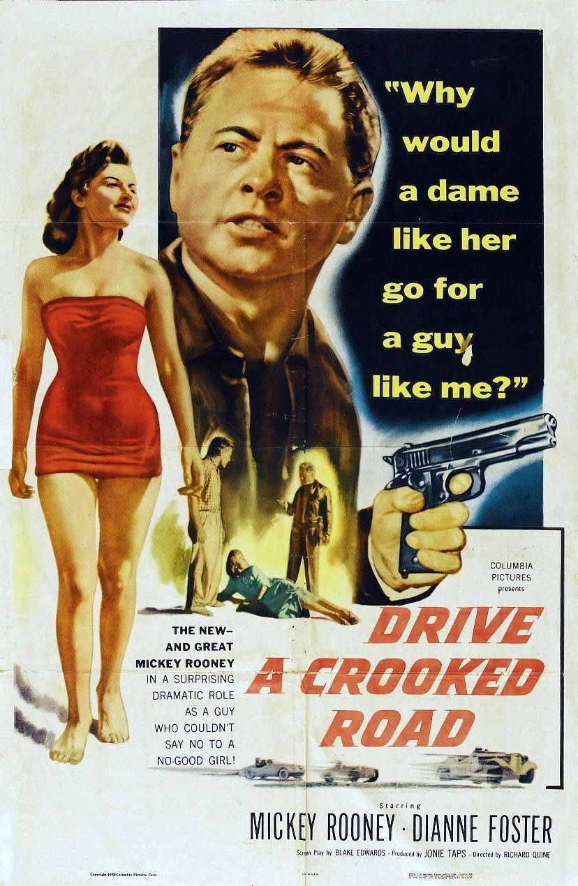 Постер - Drive a Crooked Road: 828x1270 / 194 Кб