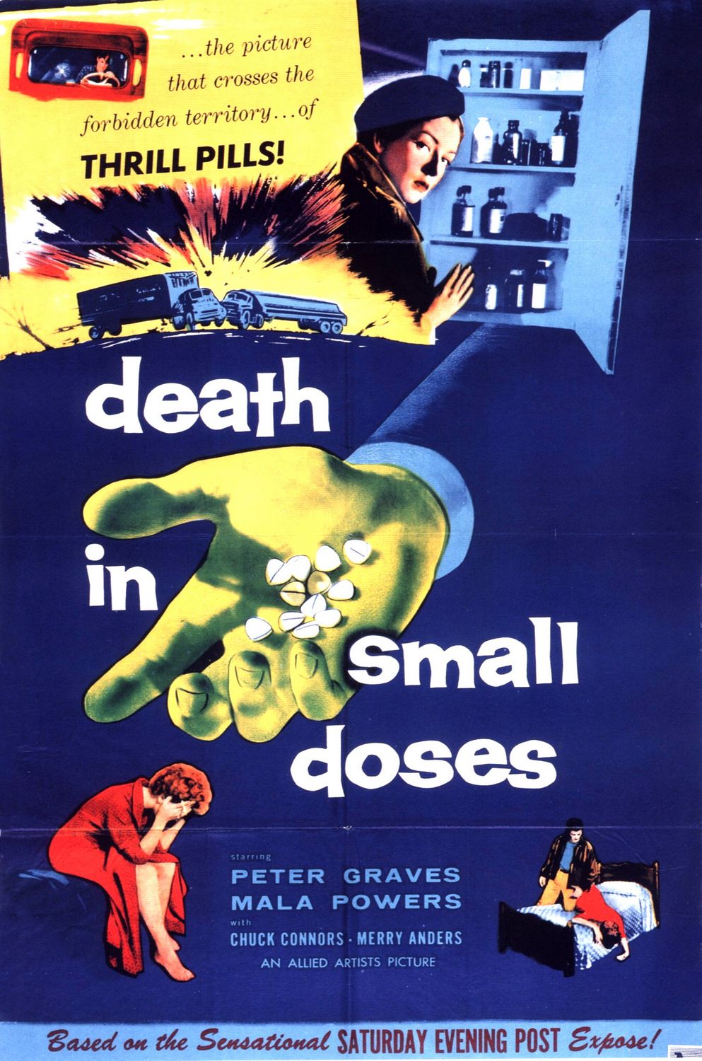 Постер - Death in Small Doses: 993x1500 / 251 Кб