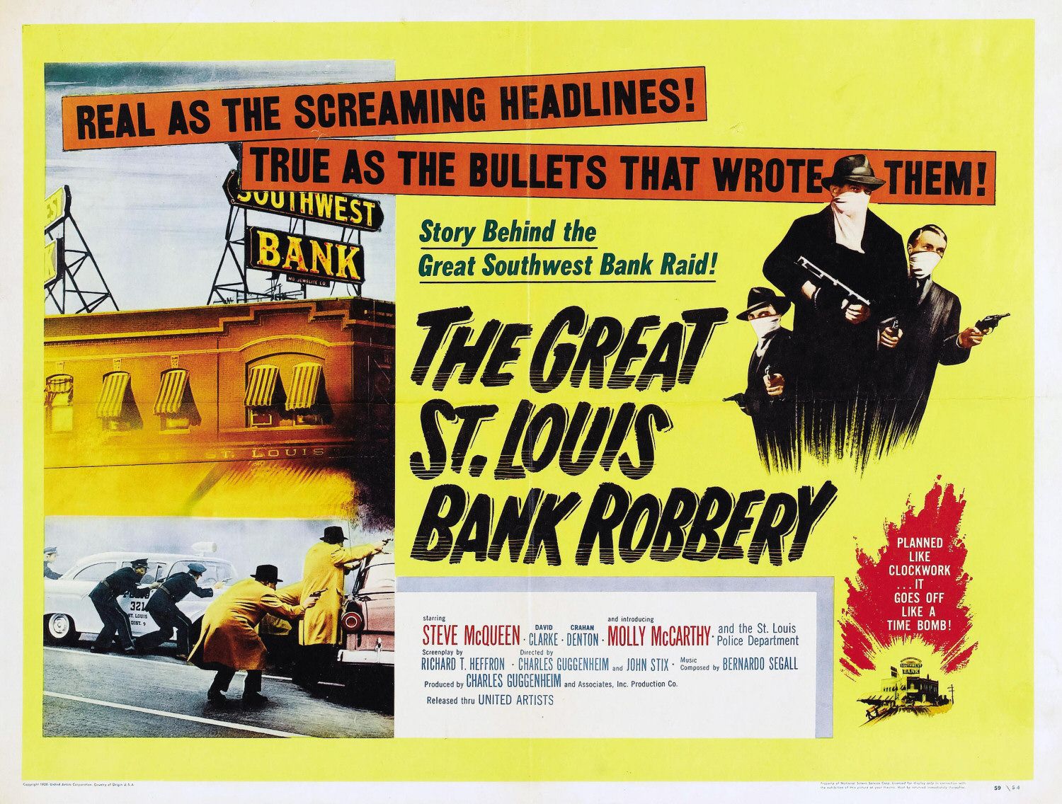 Постер - The Great St. Louis Bank Robbery: 1500x1136 / 365 Кб