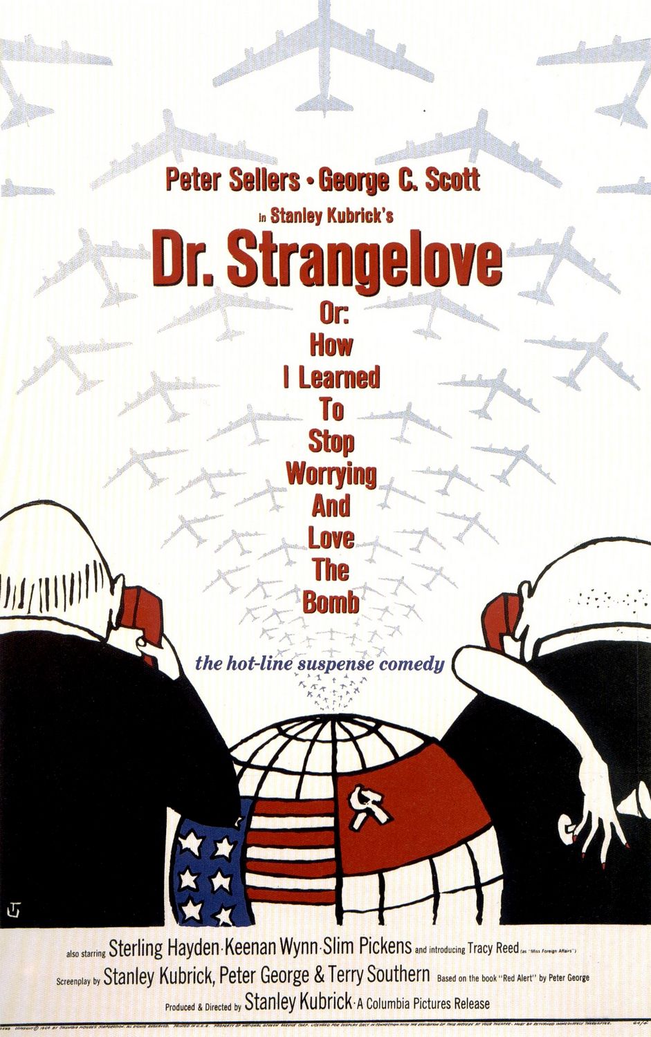 Постер - Доктор Стрейнджлав, или Как я научился не волноваться и полюбил атомную бомбу: 941x1500 / 207 Кб