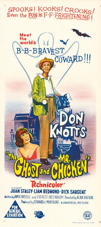 Постер - The Ghost and Mr. Chicken: 336x755 / 66 Кб