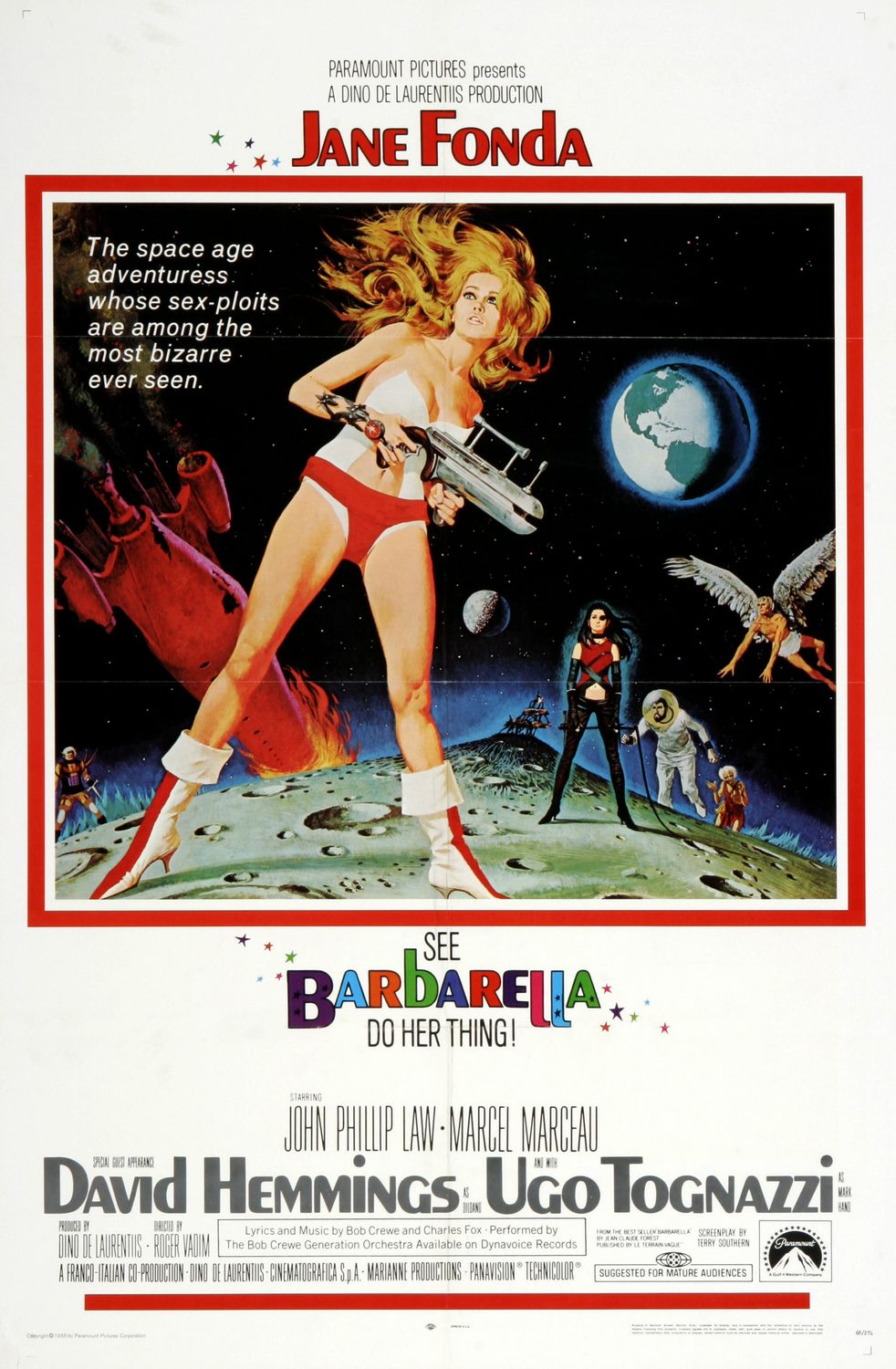 Постер - Барбарелла: 982x1500 / 229 Кб