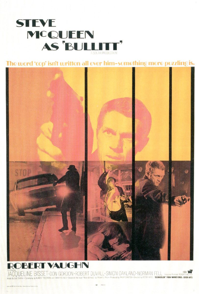 Постер - Детектив Буллитт: 811x1200 / 192 Кб