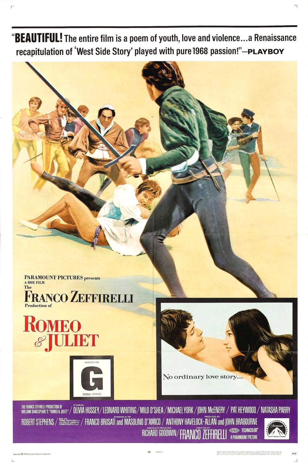 Постер - Ромео и Джульетта: 991x1500 / 234 Кб