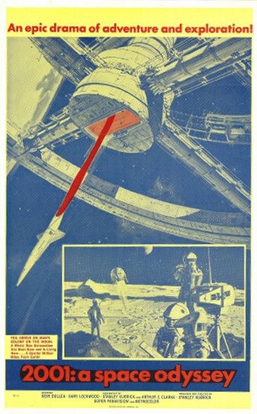 Постер - 2001 год: Космическая одиссея: 364x586 / 56 Кб