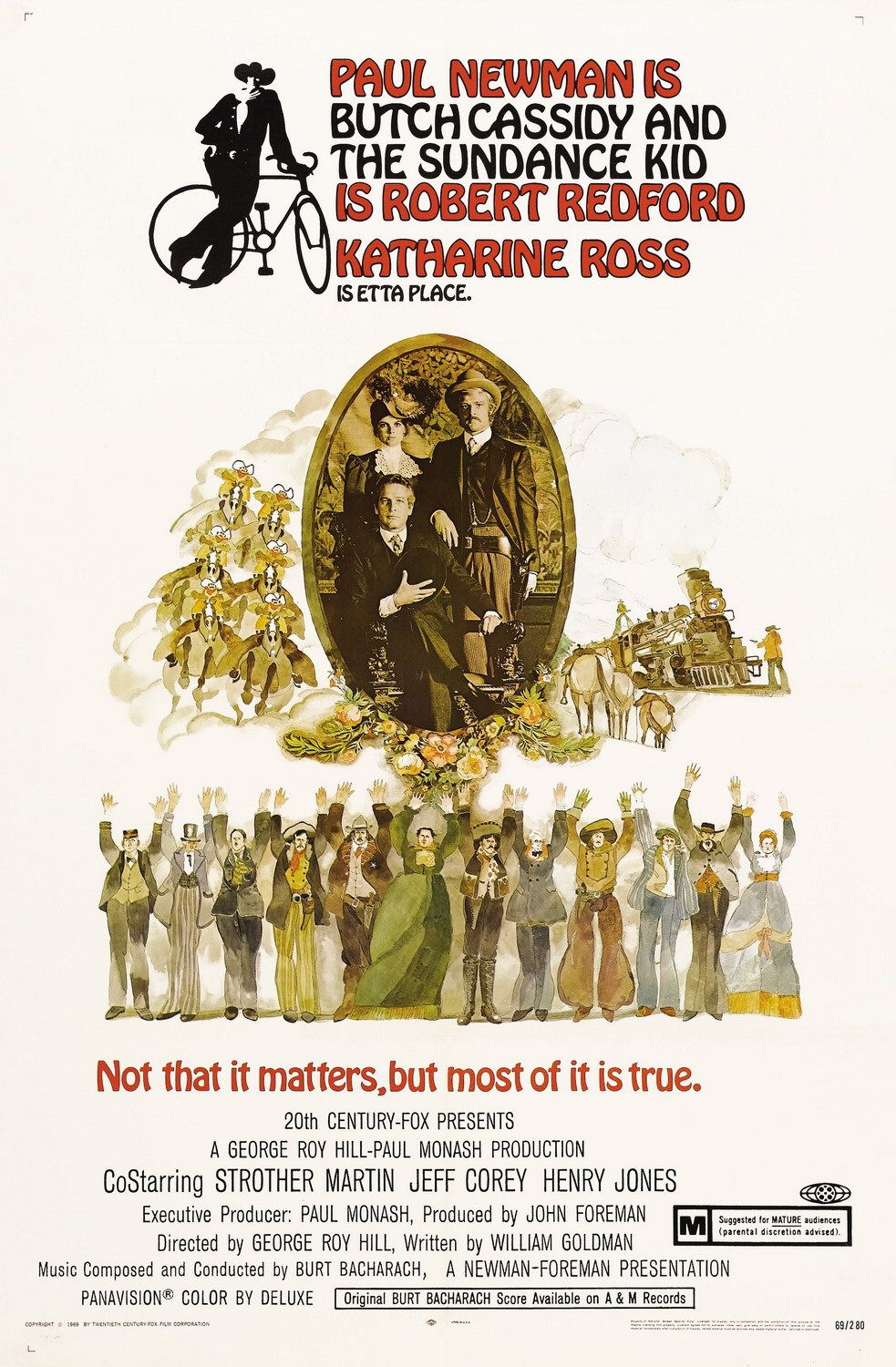 Постер - Буч Кэссиди и Сандэнс Кид: 983x1500 / 313 Кб