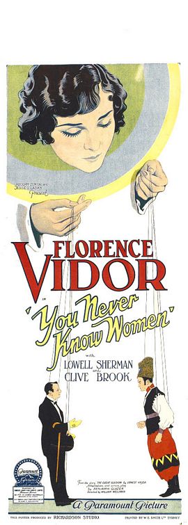Постер - You Never Know Women: 270x755 / 48 Кб