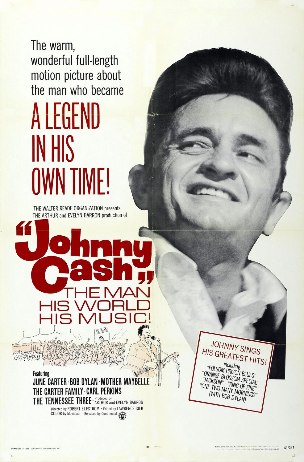 Постер - Johnny Cash! The Man, His World, His Music: 985x1500 / 227 Кб