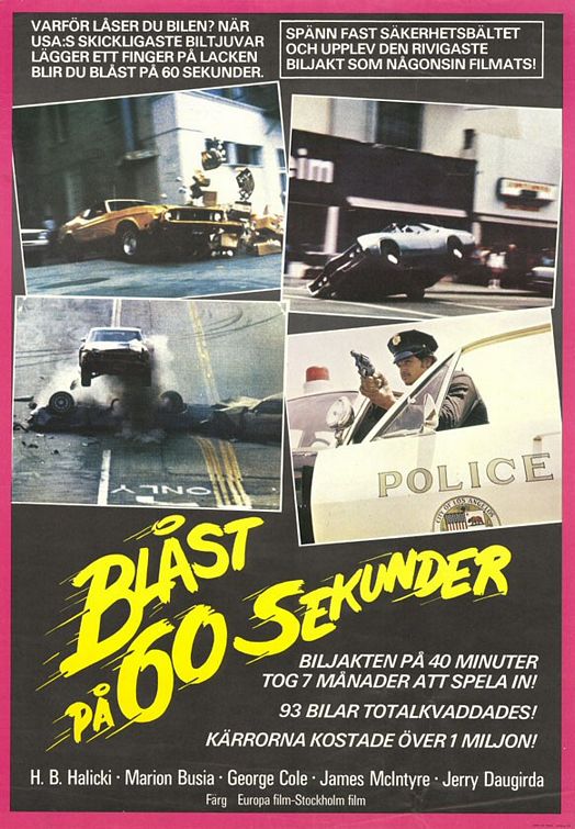 Постер - Угнать за 60 секунд: 524x755 / 100 Кб