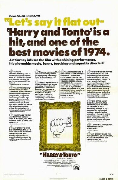 Постер - Гарри и Тонто: 390x593 / 66 Кб