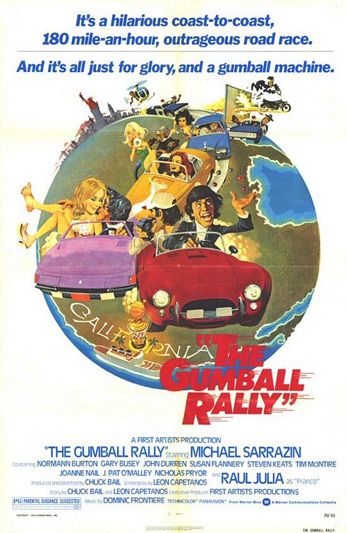 Постер - The Gumball Rally: 492x755 / 89 Кб