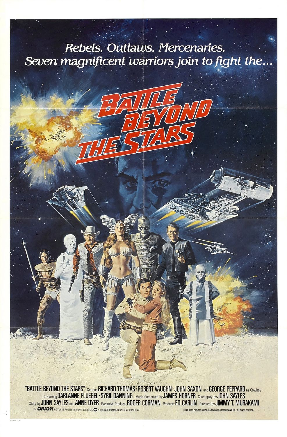 Постер - Битва за пределами звезд: 987x1500 / 352 Кб