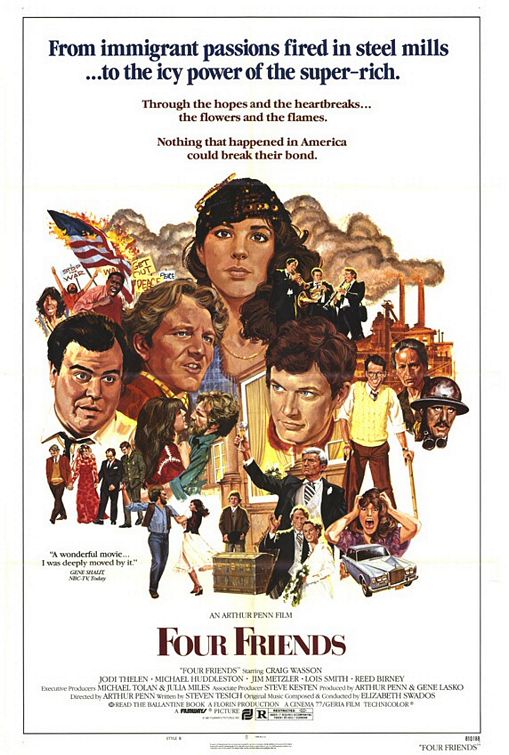 Постер - Четверо друзей: 509x755 / 92 Кб