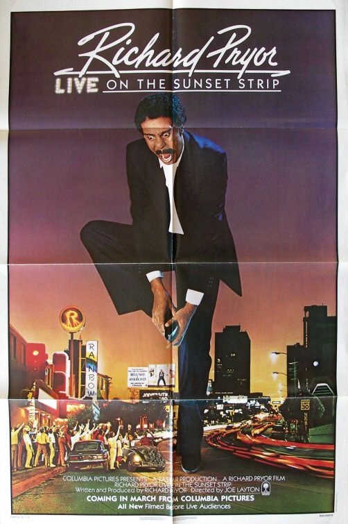 Постер - Ричард Прайор: Концерт на Сансет-Стрип: 502x755 / 87 Кб