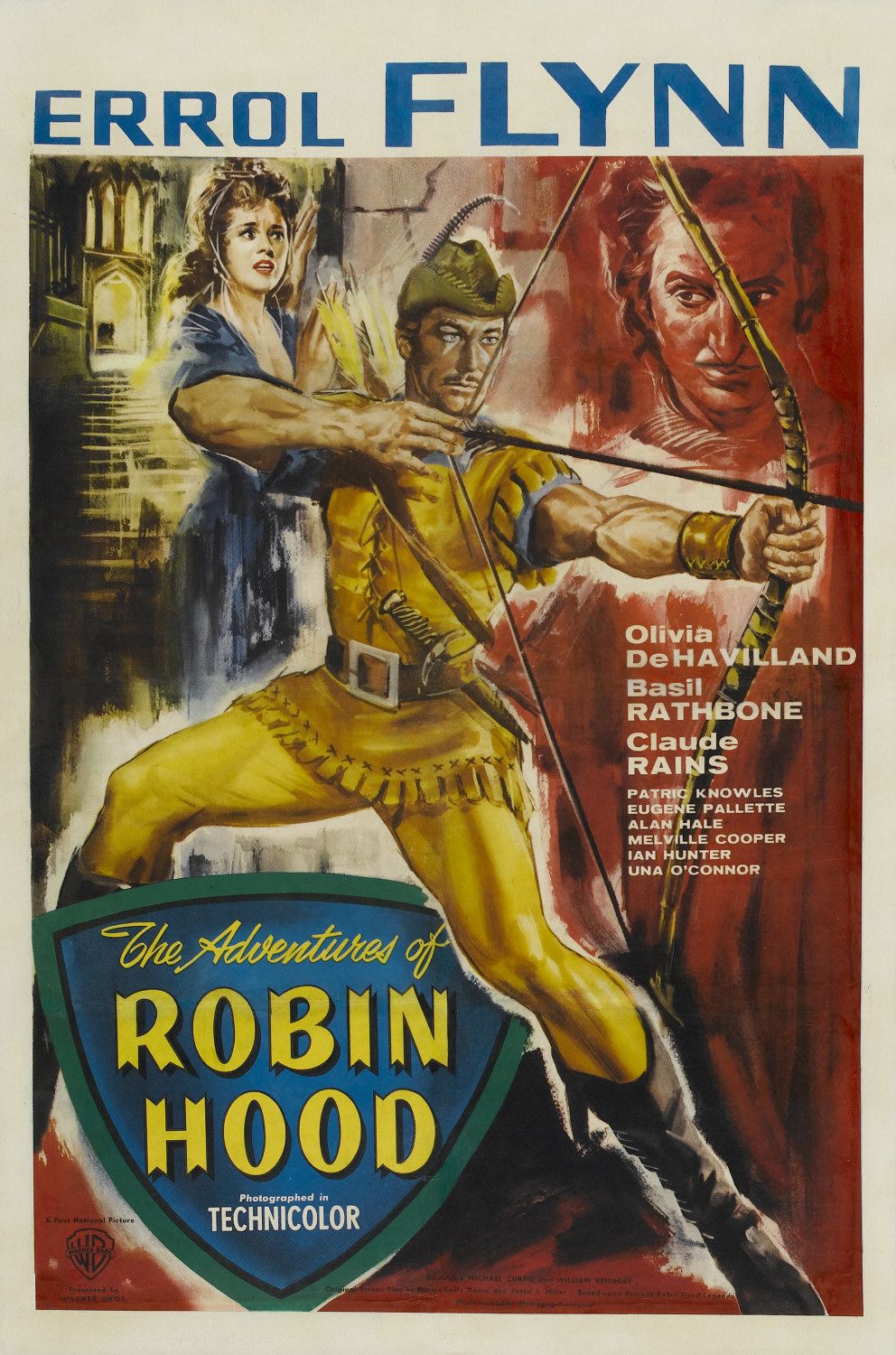Постер - Приключения Робин Гуда: 992x1500 / 307 Кб