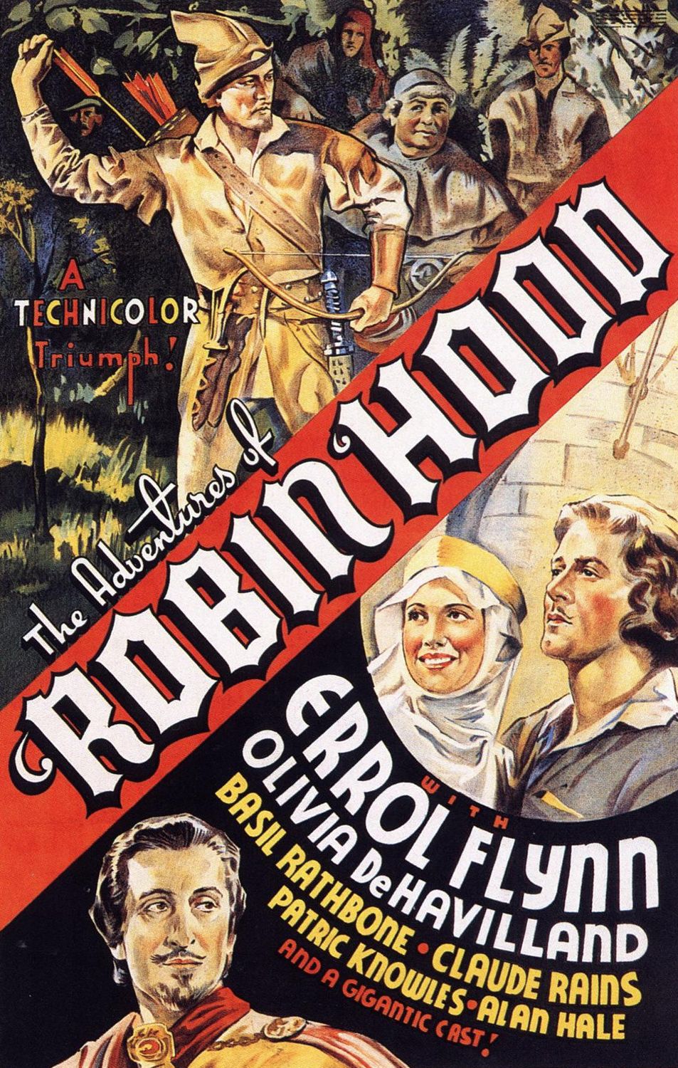 Постер - Приключения Робин Гуда: 953x1500 / 402 Кб