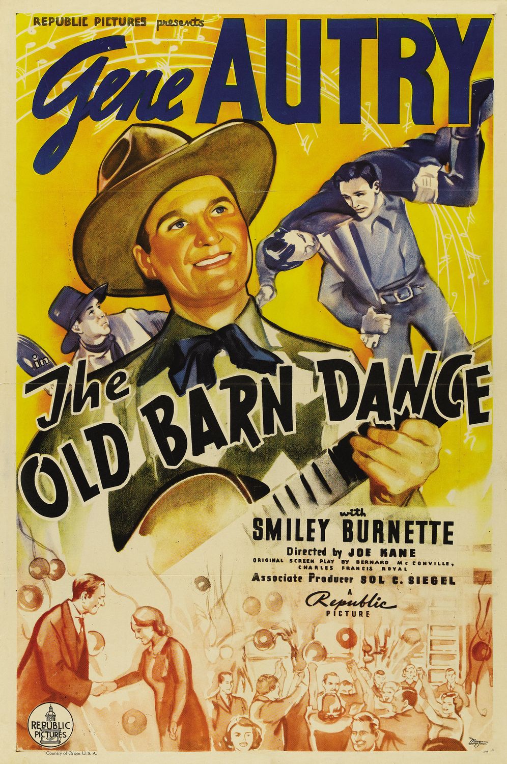 Постер - The Old Barn Dance: 996x1500 / 344 Кб