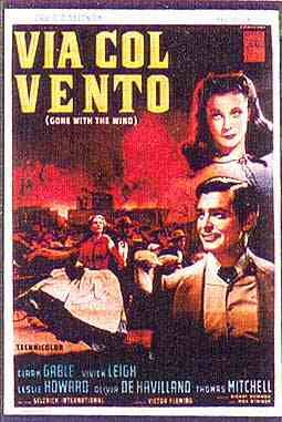 Постер - Унесенные ветром: 255x381 / 31 Кб