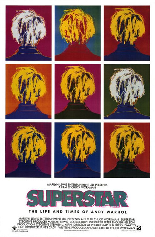 Постер - Superstar: The Life and Times of Andy Warhol: 494x755 / 85 Кб