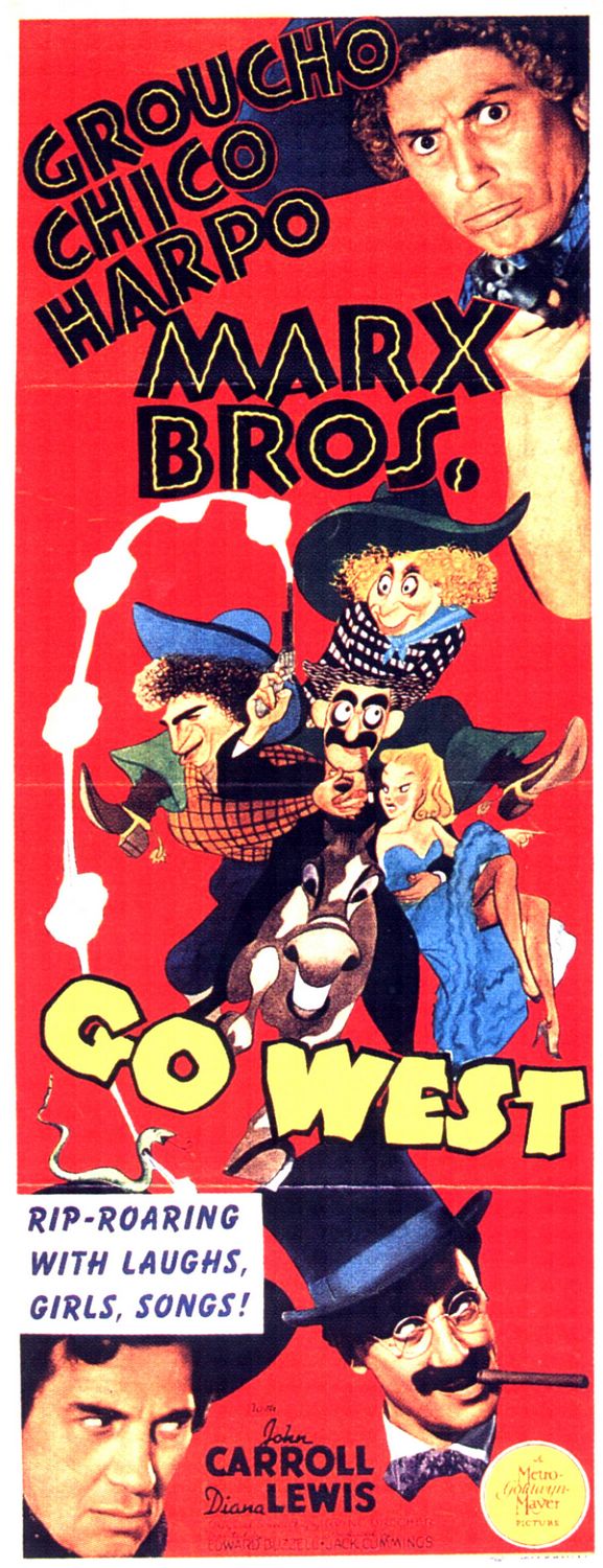 Постер - На Запад: 577x1500 / 211 Кб