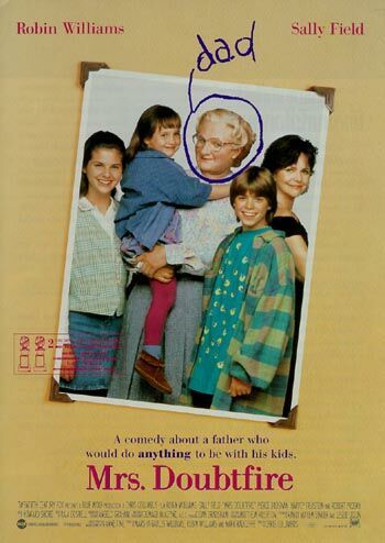 Постер - Миссис Даутфайр: 350x494 / 33 Кб