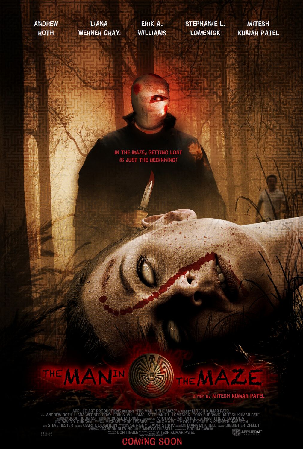 Постер - The Man in the Maze: 1012x1500 / 279 Кб