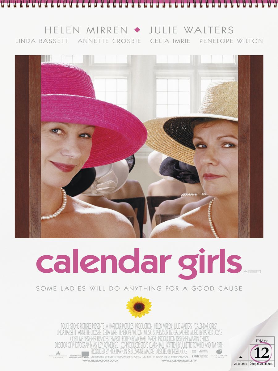Постер - Девочки из календаря: 900x1200 / 165 Кб